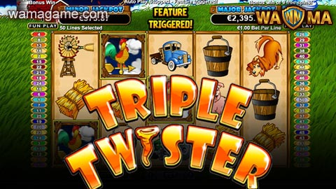 สล็อต Tripple Twister 918Kiss