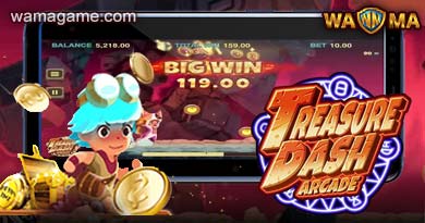 เกมคาสิโน Treasure Dash Arcade microgaming Luxy99